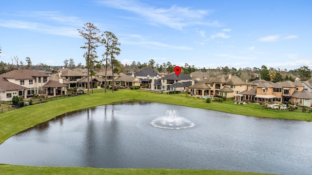 water view with a residential view