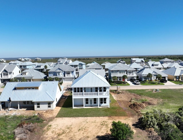 birds eye view of property featuring a residential view