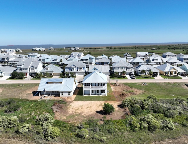 drone / aerial view featuring a residential view