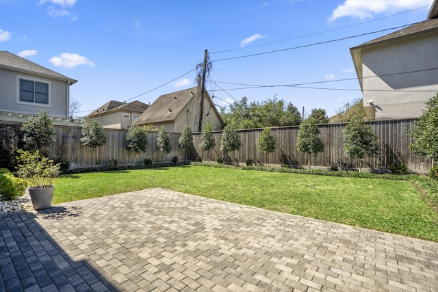 view of patio / terrace featuring a fenced backyard