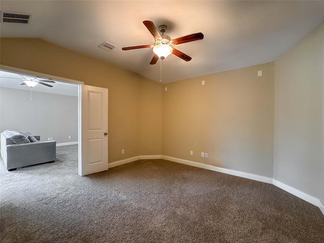 717 Via Lago, Webster, TX 77598 - carpeted spare room with ceiling fan and baseboards