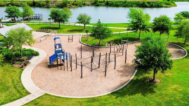 717 Via Lago, Webster, TX 77598 - view of property's community featuring a water view