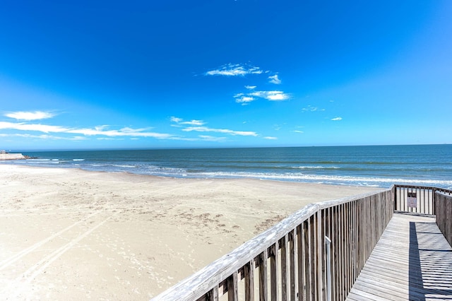 water view featuring a view of the beach