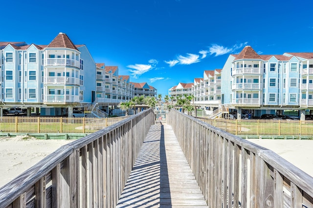 surrounding community featuring fence