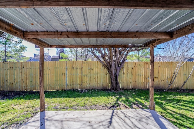 7627 Secretariat Ln, Houston, TX 77071 - view of patio / terrace featuring a fenced backyard