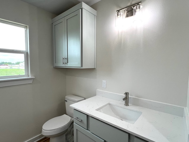 809 Flycatcher Dr, Palacios, TX 77465 - bathroom featuring vanity and toilet