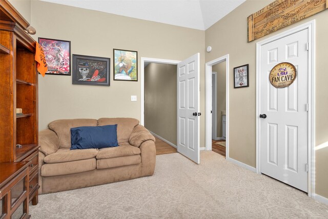 590 Edgewood Dr, Montgomery, TX 77356 - living area featuring carpet floors and baseboards