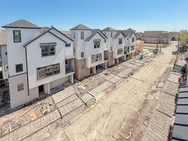 exterior space with a residential view