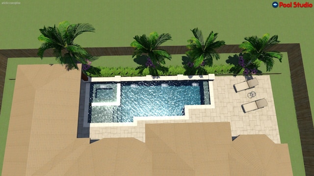 18931 Winding Atwood Ln, Tomball, TX 77377 - view of swimming pool