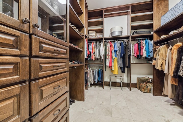 view of spacious closet