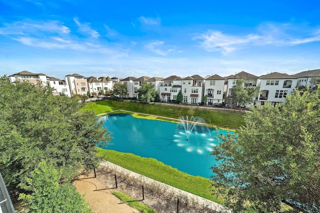 water view with a residential view