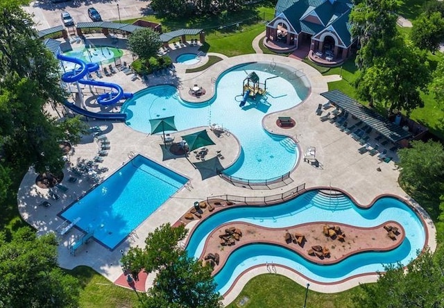 drone / aerial view