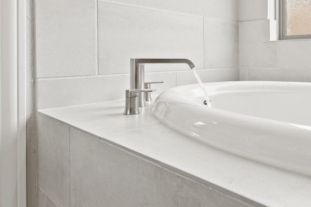 bathroom featuring a bathing tub