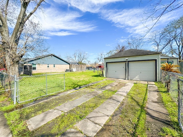 exterior space featuring fence