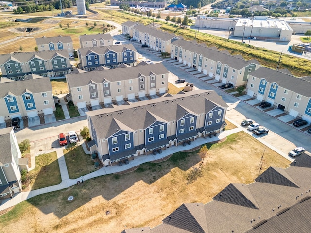 aerial view featuring a residential view