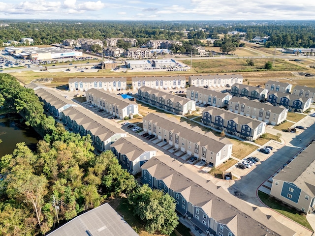 drone / aerial view featuring a residential view