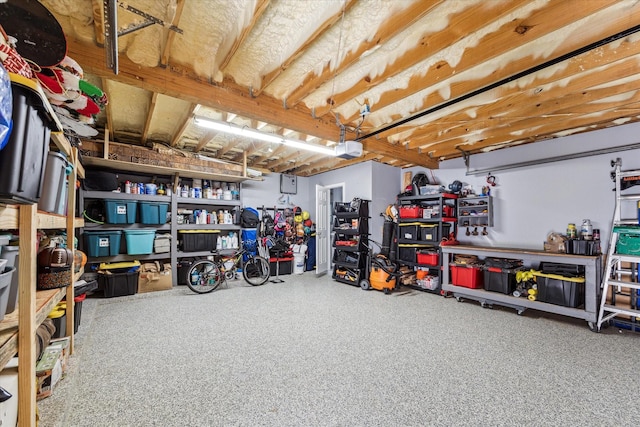 1319 Breezy Bend Dr, Katy, TX 77494 - interior space featuring a workshop area