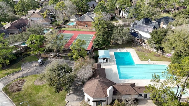 1319 Breezy Bend Dr, Katy, TX 77494 - drone / aerial view featuring a residential view