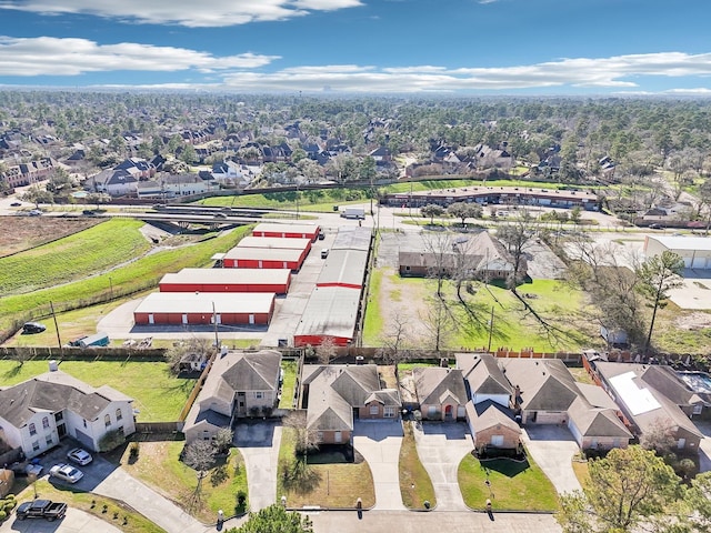 drone / aerial view featuring a residential view