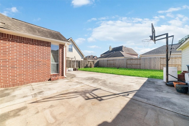 view of patio / terrace with a fenced backyard