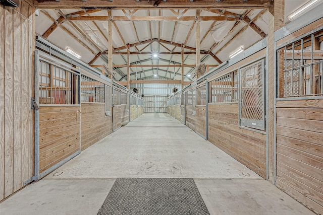 view of stable