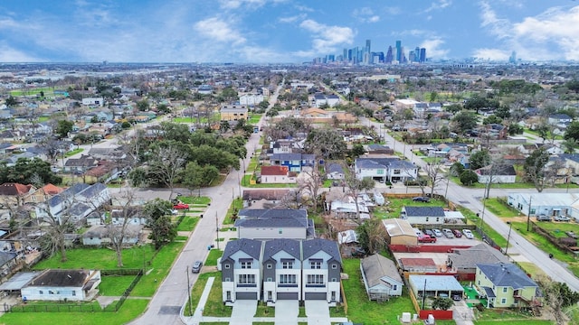 drone / aerial view featuring a residential view