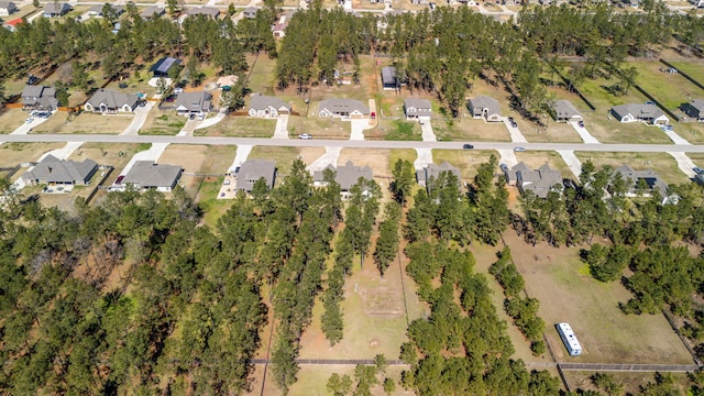 aerial view featuring a residential view