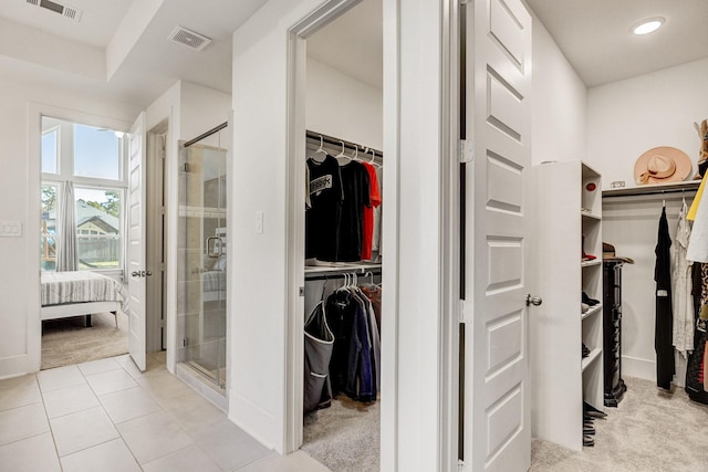 closet with visible vents