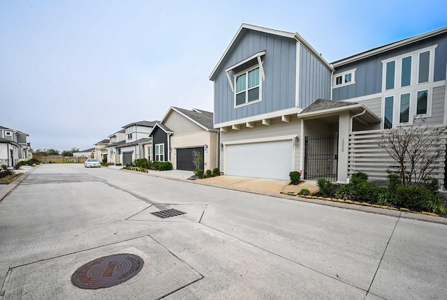 view of street featuring a residential view