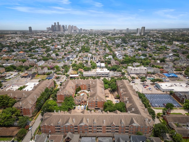 bird's eye view featuring a view of city