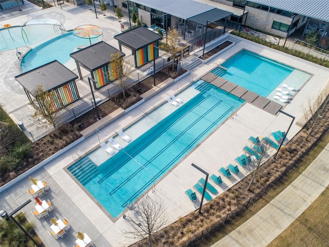 pool with fence