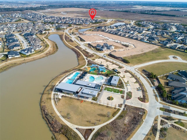 bird's eye view featuring a residential view