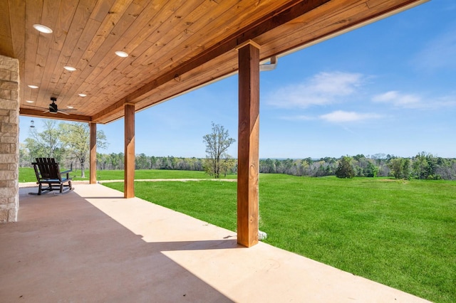 view of patio