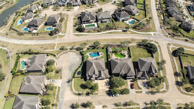 bird's eye view featuring a residential view