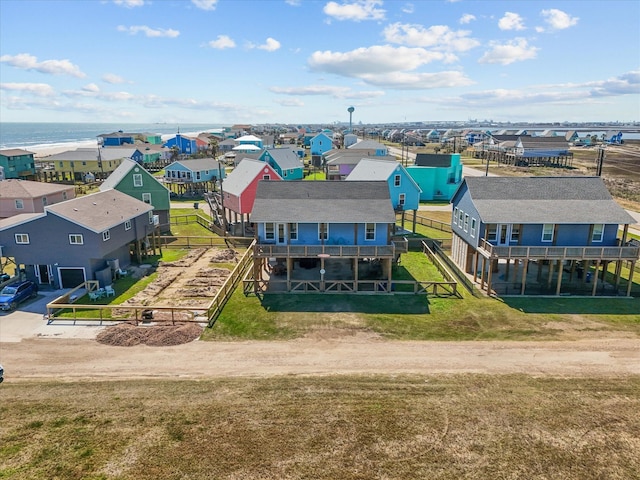 1922 Blue Water Hwy, Surfside Beach, TX 77541 - aerial view of residential area featuring a nearby body of water