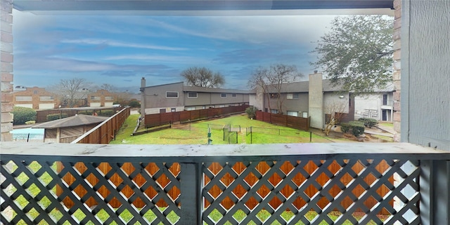 2323 Fairwind Rd Unit 860, Houston, TX 77062 - view of yard featuring fence and a residential view