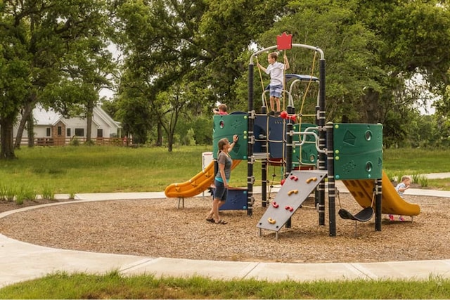8533 Bois Darc Ln, Richmond, TX 77406 - community jungle gym featuring a yard