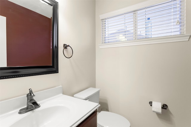 8707 Rolling Rapids Rd, Humble, TX 77346 - half bath with toilet and vanity