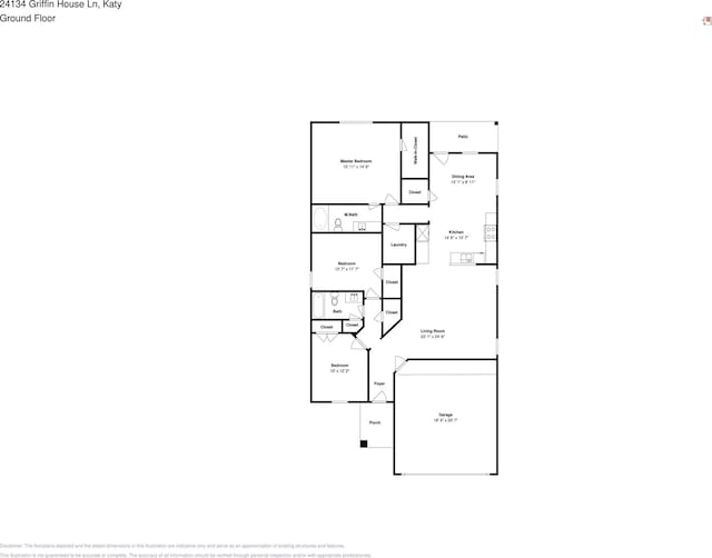 24134 Griffin House Ln, Katy, TX 77493 - view of home floor plan