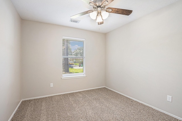 24134 Griffin House Ln, Katy, TX 77493 - carpeted spare room featuring baseboards and ceiling fan