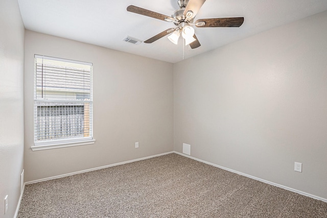 24134 Griffin House Ln, Katy, TX 77493 - carpeted spare room with ceiling fan and baseboards