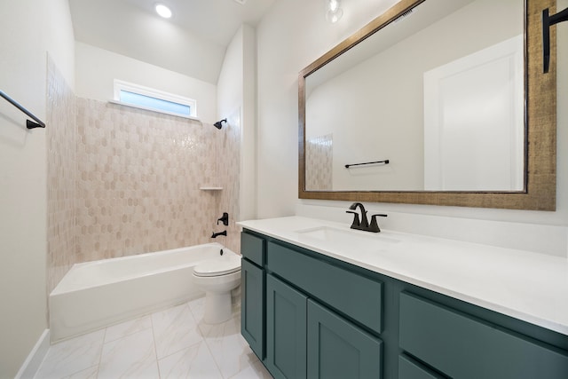 9975 Monarch Landing Cv, Willis, TX 77318 - full bath featuring vanity, toilet, and shower / bath combination