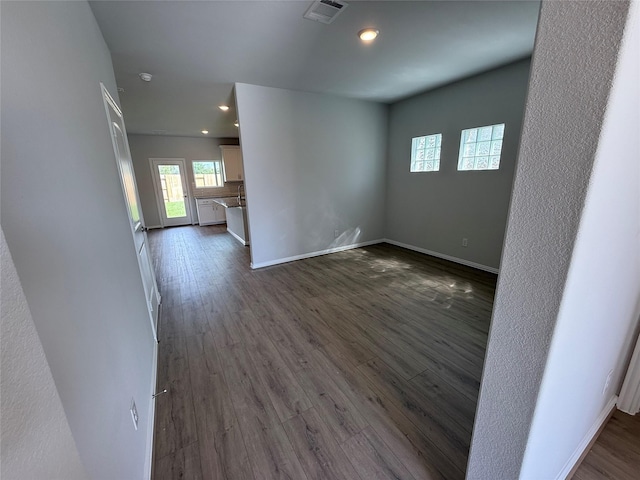 2011 Sunflower Ct, Sugar Land, TX 77498 - unfurnished room with recessed lighting and dark wood finished floors