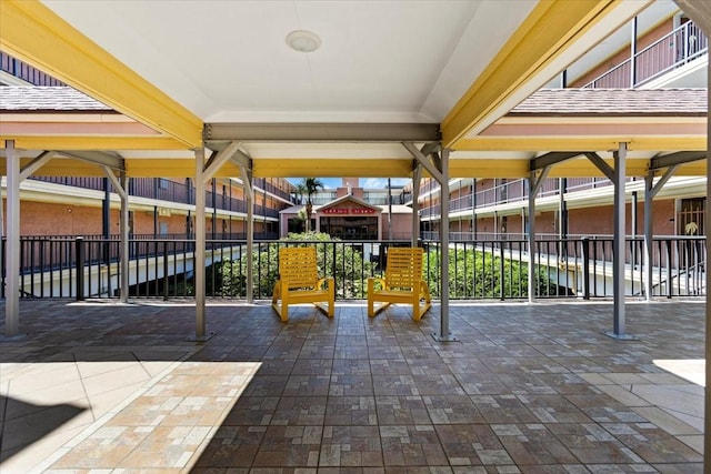 view of patio / terrace with fence