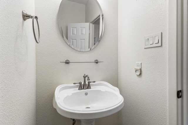 bathroom with a sink