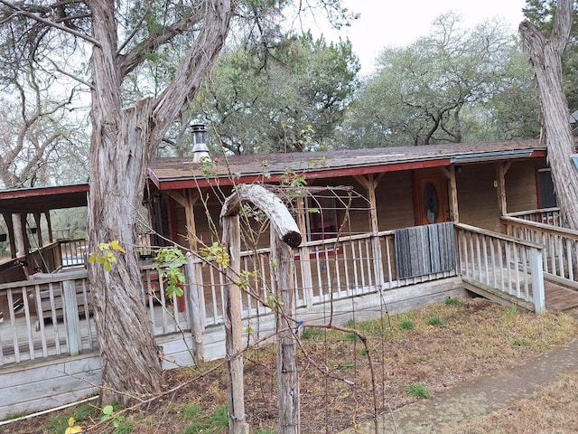 view of home's exterior