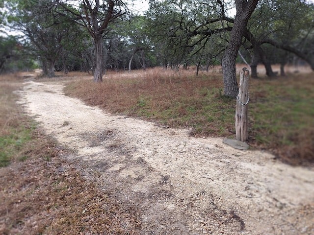 view of road