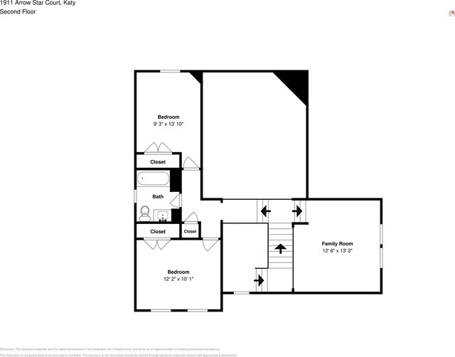 1911 Arrow Star Ct, Katy, TX 77493 - view of floor plan / room layout