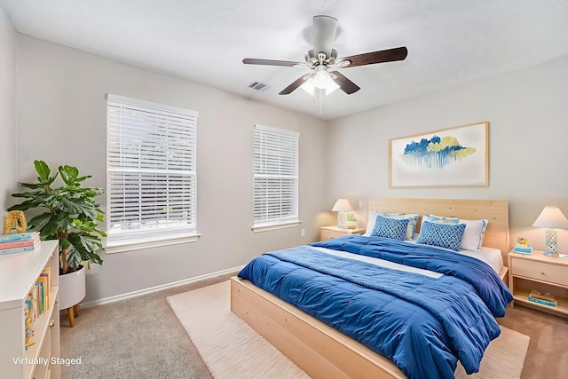 1911 Arrow Star Ct, Katy, TX 77493 - carpeted bedroom featuring baseboards and ceiling fan