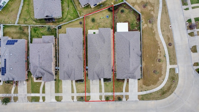 bird's eye view featuring a residential view